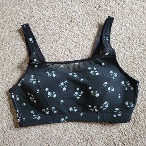 PopFlex Superbra™ - Black Folkfloral - L